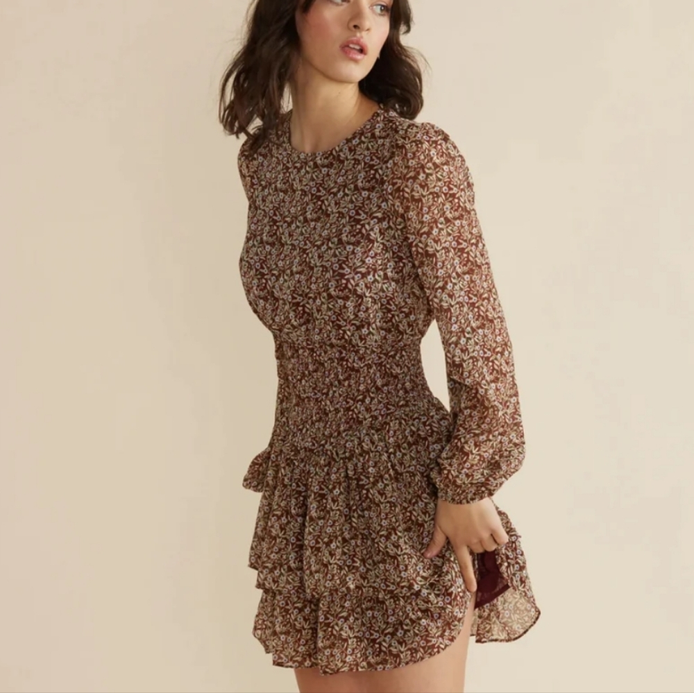 NWT Minkpink Pascoe Mini Dress in Multi Size Small